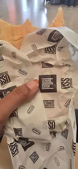 Very tasty and nice.. vegan sandwich at CEB - Ultimate Sandwich Station - T1 in Cebu