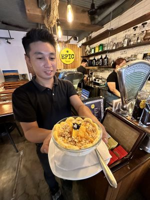 Mango Granola Bowl  at Epic Cafe in Coron