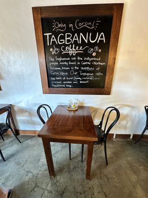 Local roasted coffee of Tagbanua Tribe  at Epic Cafe in Coron