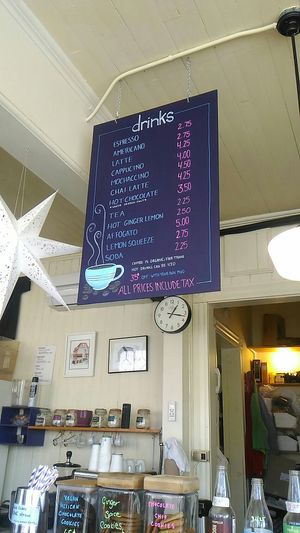 Drinks at Dee Dee's Ice Cream in Halifax