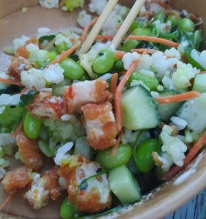 Pokebowl Vegan Lemon Shrimp at Sushi Time  in Woerden