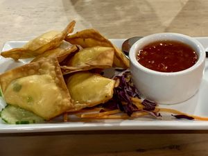 Crab Rangoon   at Alice & Friends at The Glen in Glenview
