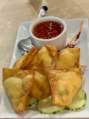 Crab Rangoon  at Alice & Friends at The Glen in Glenview