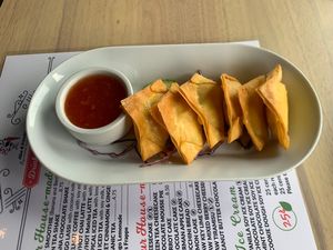 Crab Rangoon  at Alice & Friends at The Glen in Glenview