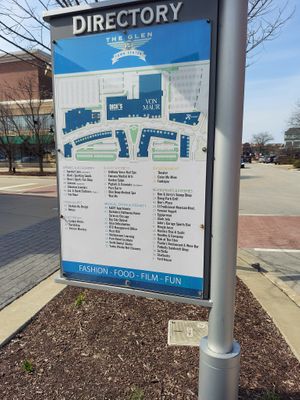 The Glen Town Center Mall Directory at Alice & Friends at The Glen in Glenview