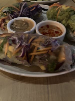 Spring roll with tofu at Alice & Friends at The Glen in Glenview