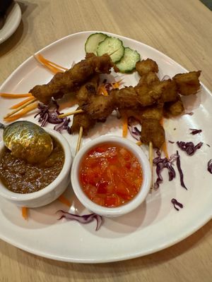 Satay Skewers   at Alice & Friends at The Glen in Glenview