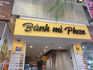 Outside at Banh Mi Phan in Nha Trang
