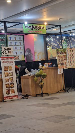 The location at the top floor of mall at Vegegan in Kuta