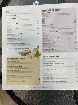 Menu; October 2025  at Jacksons Real Food Market & Eatery - Kyalami Corner Upper Level in Midrand