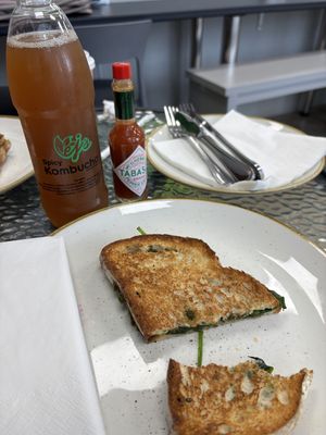Toasted Spinach, Pesto & Cheese (GF)  at Jacksons Real Food Market & Eatery - Kyalami Corner Upper Level in Midrand