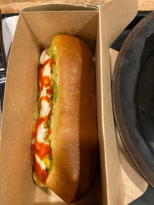 Hot dog  at Alma Vegan Food in Santiago