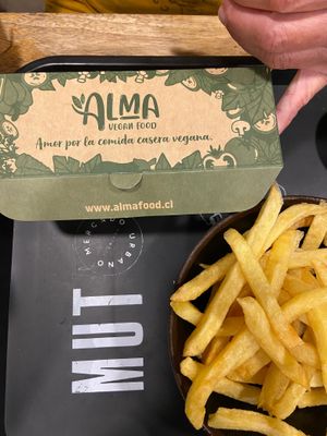 Patatas Fritas  at Alma Vegan Food in Santiago