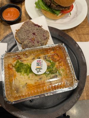 Lasagne  at Alma Vegan Food in Santiago