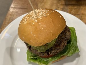 Burger  at Alma Vegan Food in Santiago