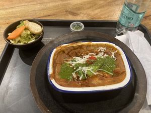 Lasagne met seitan   at Alma Vegan Food in Santiago