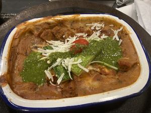 Lasagne met seitan   at Alma Vegan Food in Santiago