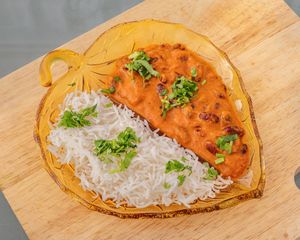 Red Kidney Beans Curry with Rice(Rajma Rice) #Veganuary at Dhara's Chai House in Nelson