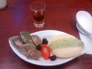 cactus salad at Tai Lai in Taipei