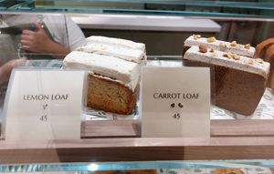 'V' symbol means vegan. at Maya Bakery & Bar in Hong Kong Island