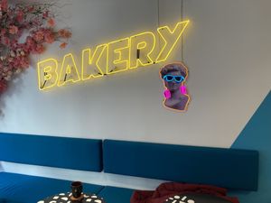 Inside decor at Unregular Bakery in New York City