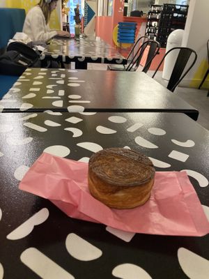 Vegan croissant at Unregular Bakery in New York City