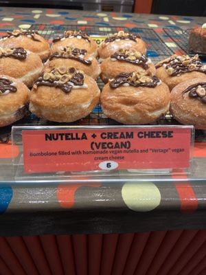 Nutella cream cheese donuts  at Unregular Bakery in New York City