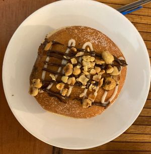 Vegan Nutella donut at Unregular Bakery in New York City
