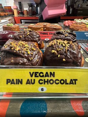 Vegan pain au chocolat at Unregular Bakery in New York City