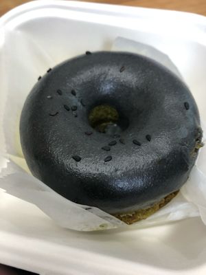Matcha & chocolate with sesame seeds at Sixteen Mill Bakeshop in Brooklyn