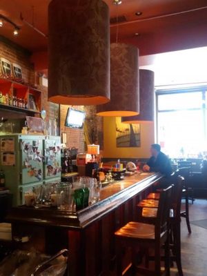 Bar at The Foggy Goggle in Halifax