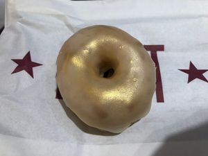 Vanilla donut   at Pret A Manger in Dubai