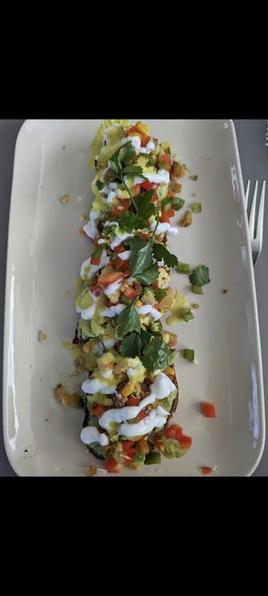 Mexican toast at Machamama Botanico in Tenerife