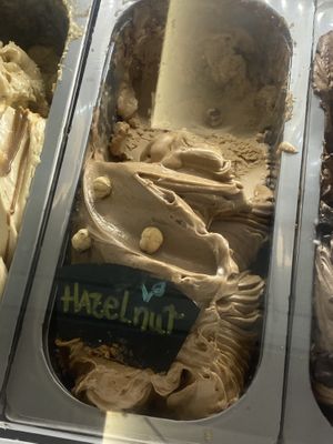 Vegan ice cream hazelnut   at Machamama Botanico in Tenerife