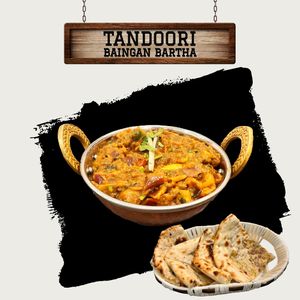 Tandoori Baingan Bartha

Berenjena al horno picada y cocida con cebollas, tomates y hierbas

Albergínia al forn picada i cuita amb cebes, tomaquets i herbes at Panjab Indian Restaurant in Santa Coloma De Gramenet