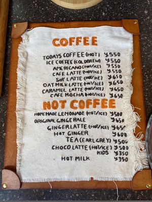 Drinks   at Poolside Coffee in Zushi