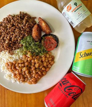 Comida Brasileira saudável vegana #Veganuary at PF Vegano Marmitaria in Sorocaba