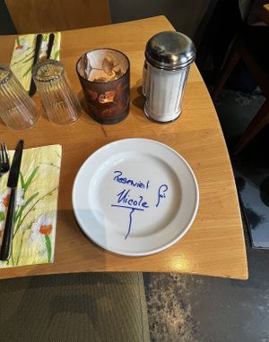 What it looks like for reservations  #Veganuary at Ginkgo in Frankfurt