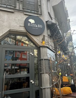 Outdoor view  #Veganuary at Ginkgo in Frankfurt