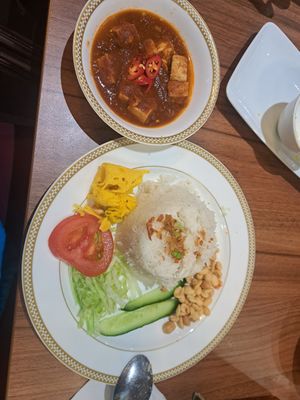 Tofu sambal #Veganuary at Cafe Rasa in East London