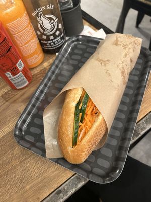 Huge tofu banh mi   at XÔI Vietnamese Street Food in Stockholm