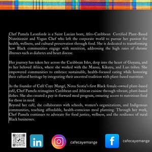  at Cafe Caye Mange in Yarmouth