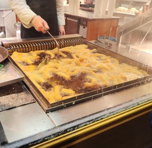 Churros being made at Churros - Phantasialand in Bruehl