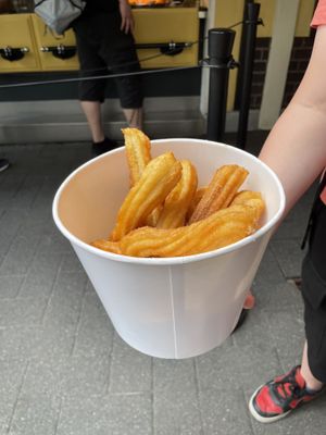 Bucket churros  at Churros - Phantasialand in Bruehl