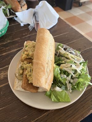 The pickle braised tofu sandwichh  at The Root Cafe in Little Rock