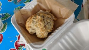 Vegetarian biscuit. at The Root Cafe in Little Rock