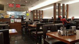 Inside at Sangeetha Vegetarian Restaurant in South West London