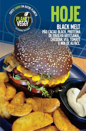 Melhores hamburger veganos at Planet Veggy in Sao Paulo