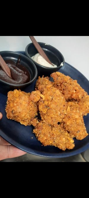 Flangos flitos , criação da casa , maravilhoso , e super crocante at Planet Veggy in Sao Paulo