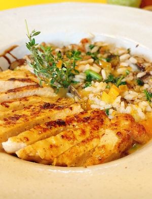 Risottos at Planet Veggy in Sao Paulo